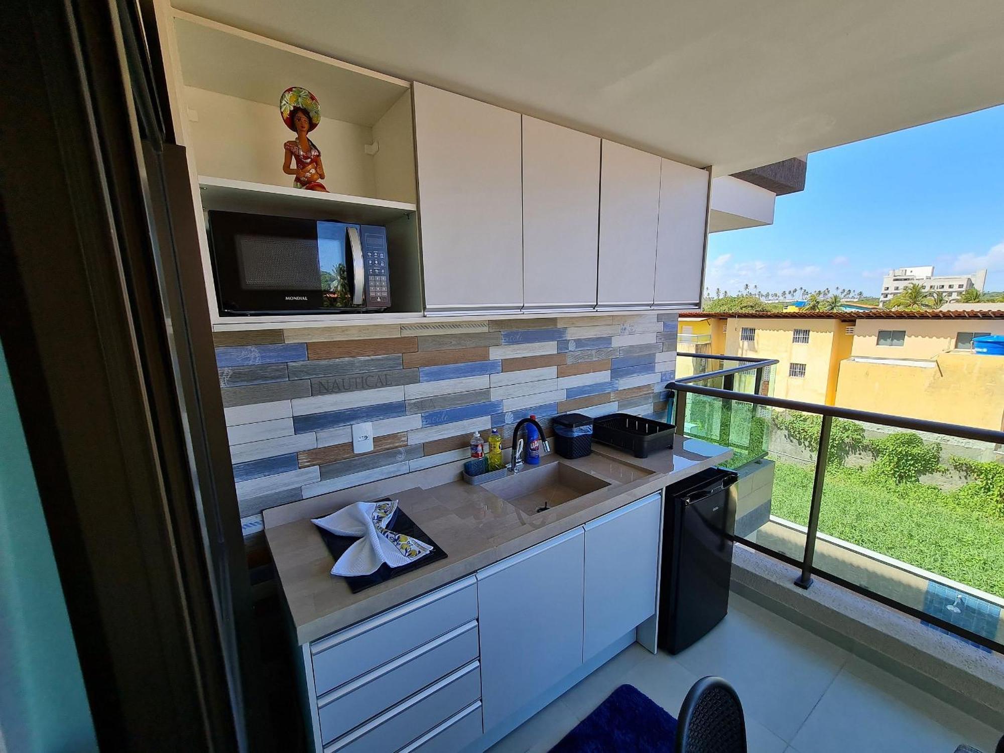 Encantador Flat Perto Da Cativante Praia De Merepe Порту-де-Галиньяш Экстерьер фото