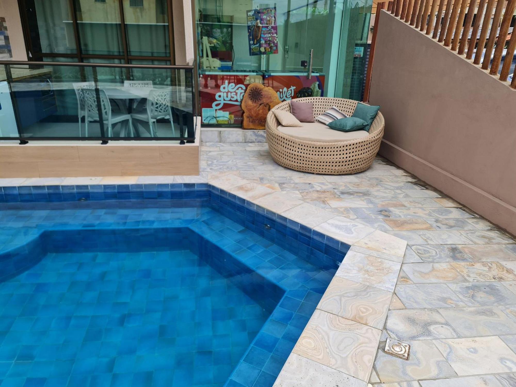 Encantador Flat Perto Da Cativante Praia De Merepe Порту-де-Галиньяш Экстерьер фото